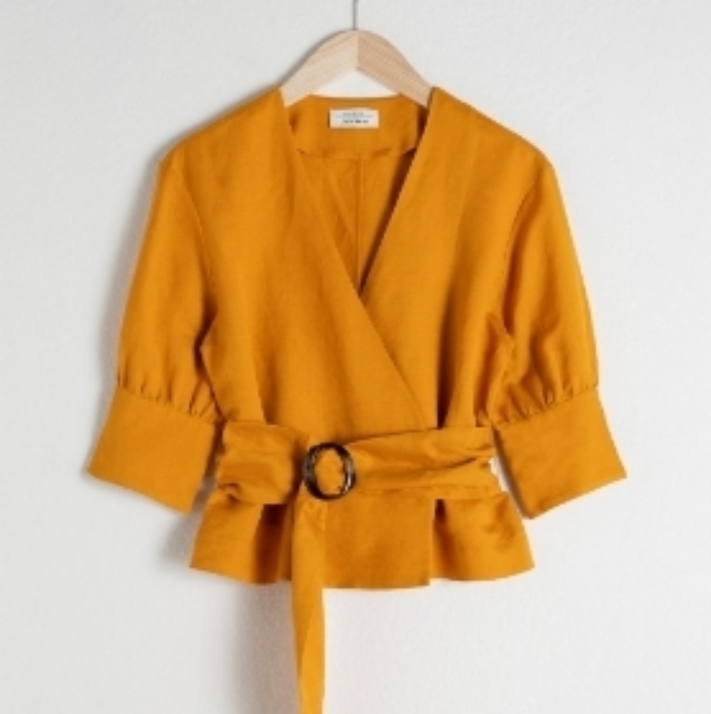 & Other Stories Linen Blouse